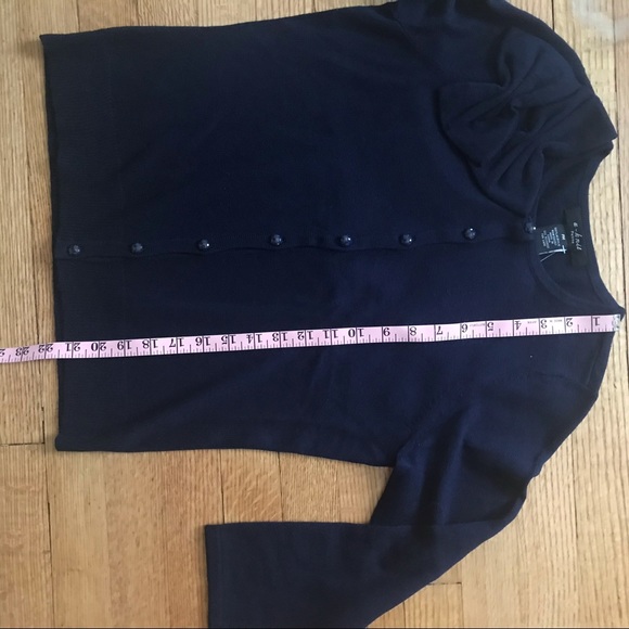 U-knits cardigan Military navy blue Bow rockabilly - Picture 7 of 11